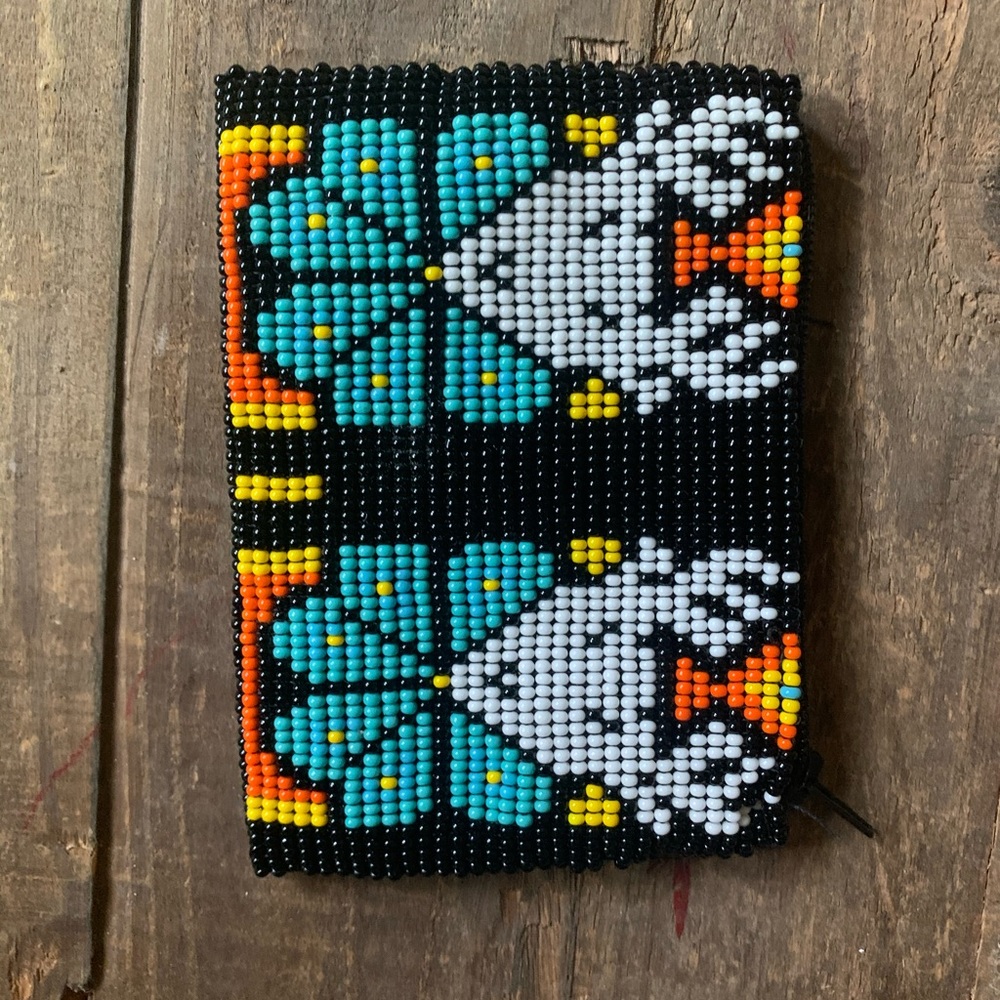 Beaded wallet from Mexico
